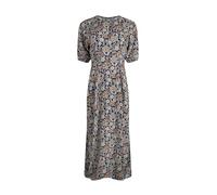 Weird Fish Everly LivaEco™ Printed Viscose Dress Navy Size 10