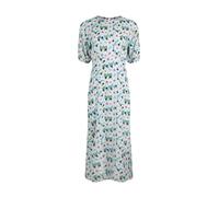 Weird Fish Everly LivaEco™ Printed Viscose Dress Washed Blue Size 8