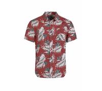 Weird Fish Faraway Organic Cotton Printed Shirt Paprika Size 3XL