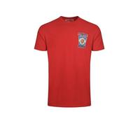 Weird Fish Fin Hof Back Print Artist T-Shirt Retro Red Size M