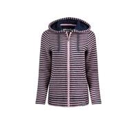 Weird Fish Fisher Full Zip Stripe Eco Macaroni Hoodie Heather Size 10