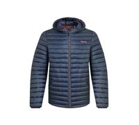 Weird Fish Flete Lightweight Showerproof Padded Hooded Jacket Navy Size S