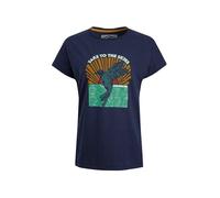 Weird Fish Fly Free Organic Cotton Slub Graphic T-Shirt Dark Blue Size 20