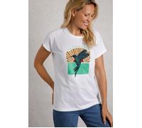 Weird Fish Fly Free Womens Slub Graphic T-Shirt - - Size: 12