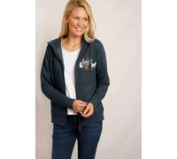 Weird Fish Franchises Graphic Full Zip Hoodie In Navy Navy 14