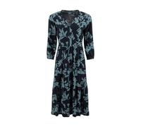 Weird Fish Gardot Viscose Printed Midaxi Dress Spring Lake Size 8