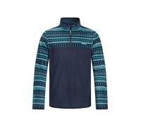 Weird Fish Gilbert 1/4 Zip Printed Microfleece Cedar Green Size M. (Jumper/Sweater/Fleece)