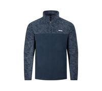 Weird Fish Gilbert 1/4 Zip Printed Microfleece Navy Size 2XL. (Jumper/Sweater/Fleece)