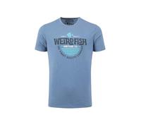 Weird Fish Heritage Surf Front Print Graphic T-Shirt Mid Blue Size M