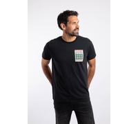 Men's Hey Teacher Print T-Shirt - Black, Black XL