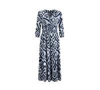Weird Fish Himanshee Lenzing EcoVero™ Printed Viscose Maxi Dress Indigo Size 18