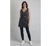 Indus Printed Jersey Tunic Weird Fish Dark Navy 16