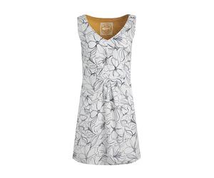 Weird Fish Indus Printed Jersey Tunic Light Cream Size 18