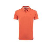 Weird Fish Jetstream Polo Shirt Rust Leaves Size 4XL