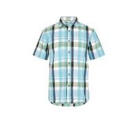Weird Fish Judd Short Sleeve Check Shirt Sky Blue Size XL