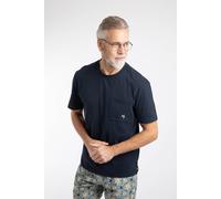 Weird Fish Keaton Super Soft Pocket T-Shirt Navy Size M