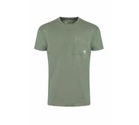 Weird Fish Keaton Organic Cotton Super Soft Pocket T-Shirt Army Green Size XL