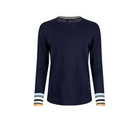 Weird Fish Kinga Lightweight Knit Jumper Navy Size 8
