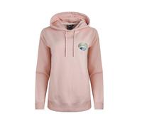 Weird Fish Kira Eco Back Print Popover Hoodie Dusty Rose Size 16