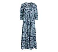 Weird Fish Lainey Printed Seersucker Midi Dress