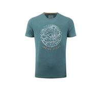 Weird Fish Lakes and Peaks Front Print Graphic T-Shirt Cedar Green Size 2XL