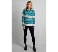 Weird Fish Lana 1/4 Zip Microfleece Hoodie In Baby Blue Baby Blue 20