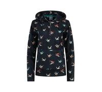 Weird Fish Lana 1/4 Zip Microfleece Hoodie Nightshade Size 16. (Jumper/Sweater/Fleece)