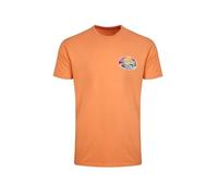 Land and Sea Back Print Graphic T-Shirt Weird Fish Yellow 5XL