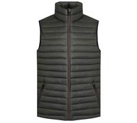 Weird Fish Langtree Recycled Lightweight Padded Gilet: Anthracite: L S
