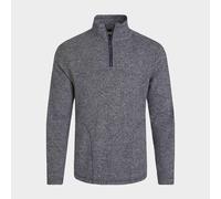 Weird Fish Laramie 1/4 Zip Snow Marl Fleece, Blue XXL