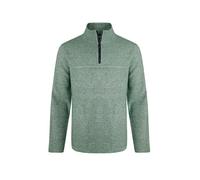 Weird Fish Laramie Eco 1/4 Zip Snow Marl Fleece Olive Size 3XL