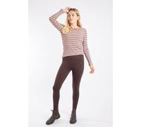 Weird Fish Lilliane High Waisted Leggings In Chocolate Chocolate 18