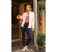 Weird Fish Lilliane High Waisted Leggings In Navy Navy 10