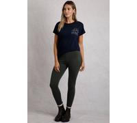 Weird Fish Women's Lilliane High Waisted Leggings in Olive | Size: 14 Weird Fish Olive 14