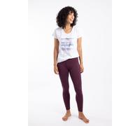 Weird Fish Louisa Leggings In Aubergine Aubergine 8