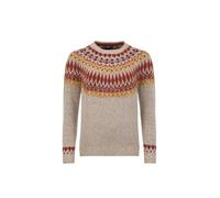 Weird Fish Lowell Fair Isle Jumper Chalk Size 16. (Jumper/Sweater/Fleece)