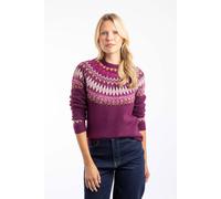 Weird Fish Lowell Fair Isle Jumper In Purple Purple 16