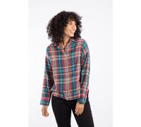 Weird Fish Lynsky Brushed Check Shirt In Bottle Green Bottle Green 16