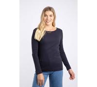 Weird Fish Maine Long Sleeve Outfitter T-Shirt In Midnight Midnight 14