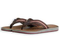 Weird Fish Malham Mens Leather Look Flip Flop -