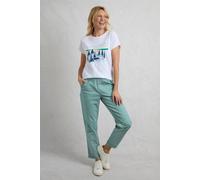 Weird Fish Malorri Cotton Chino Trousers In Duck Egg Blue Duck Egg Blue 18