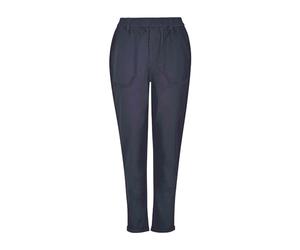 Weird Fish Malorri Organic Cotton Chino Trousers Navy Size 10