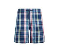 Weird Fish Manson Madras Check Shorts Estate Blue Size 38