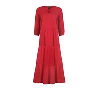 Margo Seersucker Tiered Midi Dress Weird Fish Crimson 16