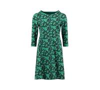 Weird Fish Markle Organic Cotton Printed Sparkle Jersey Dress Forest Night Size 8