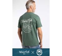 Weird Fish Men's Angling Angling Trust Graphic T-Shirt in Bottle Green | Size: 3XL Weird Fish Bottle Green 3XL