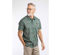 Weird Fish Men's Avondale Short Sleeve Printed Shirt in Green | Size: 5XL Weird Fish Green 5XL