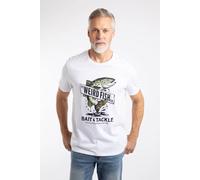 Weird Fish Men's Bait & Tackle Front Print Graphic T-Shirt in White | Size: XL Weird Fish White XL