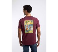 Weird Fish Men's Barkson Farm Artist T-Shirt in Raspberry | Size: 4XL Weird Fish Raspberry 4XL