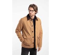 Weird Fish Men's Barnaby Padded Canvas Barn Jacket in Brown | Size: Small Weird Fish Brown S